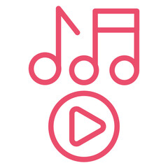 Music Playing Icon Style