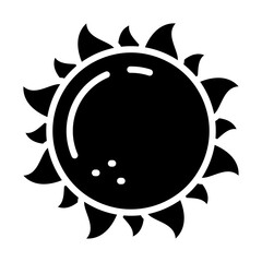 Sun glyph icon