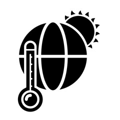 Global Warming glyph icon