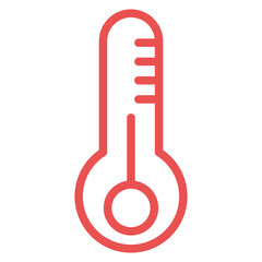 Thermometer Icon Style