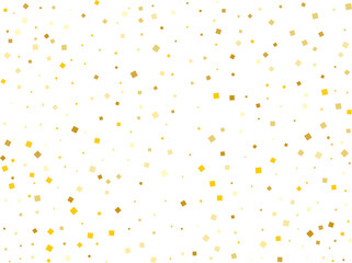 Gold Paper Squares Confetti
