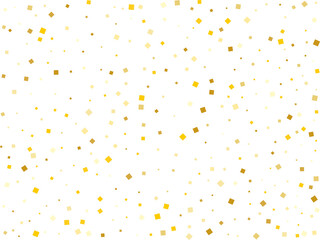 Gold Paper Squares Confetti