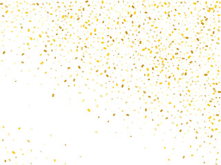 Gender Neutral Golden Rectangular Confetti