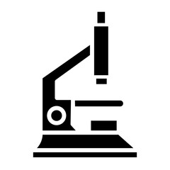 Microscope glyph icon