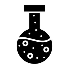 Flask glyph icon