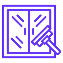 Window Cleaning Icon Style