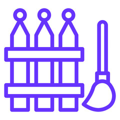 Backyard Cleaning Icon Style