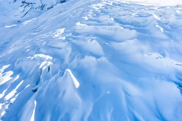 Foto auf Acrylglas Winter snow covered glacier © robertdering