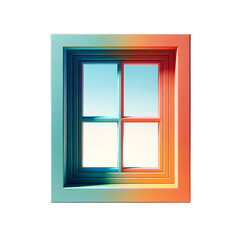 Window on a Transparent Background