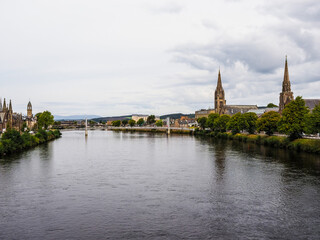 Fototapeta na wymiar River Ness in Inverness