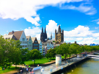 Kölner Stadtbild Miniaturlook