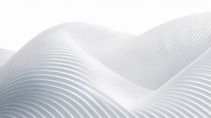 Modern White Abstract 3D Wall: Decorative Design Wallpaper