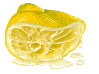 Ausgepresste Zitrone