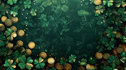 Foto op Canvas Festive St. Patrick's Vector Illustration © XtravaganT