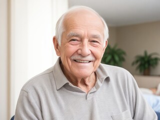 Elderly Man at a Nursing Home