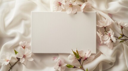 Cherry Blossoms and Canvas