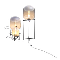 table lamp isolated on transparent background, room lamp, 3D illustration, cg render
