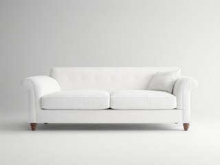 White Sofa Couch Lounge Chair Product Mockup for Stylish Presentations