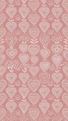 seamless pattern with hearts