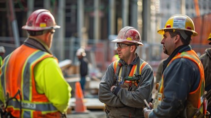 Engineers at Work on Site