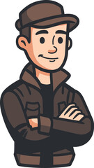 Casual Businessman Vector Concept