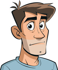 Hip Man Vector Cartoon