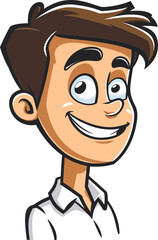 Confident Man Vector Illustration