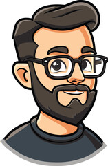 Casual Man Vector Graphic