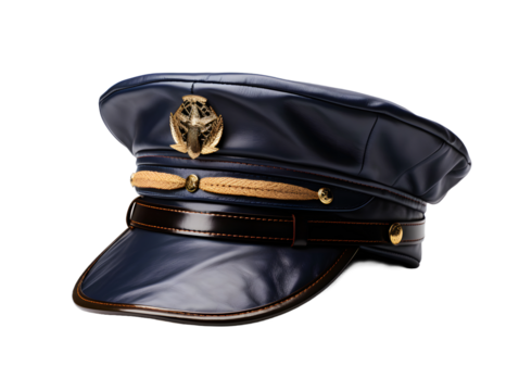 Air Force Military Cap Isolated on Transparent Background