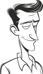 Stylish Man Vector Character