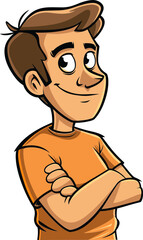 Confident Man Vector Concept