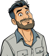 Casual Man Vector Image