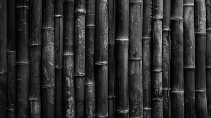 Fototapeta premium bamboo background close up сreated with Generative Ai