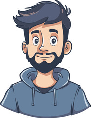 Confident Man Vector Design