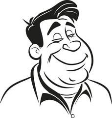 Confident Man Vector Concept