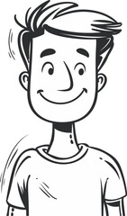 Adventurous Man Vector Graphic