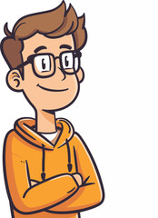 Streetwise Man Vector Portrait