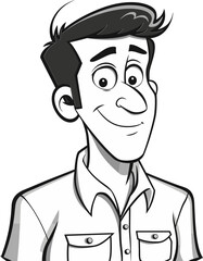 Business Analyst Man Vector Graphic