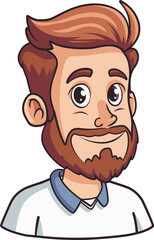 Adventure Photographer Man Vector Drawing