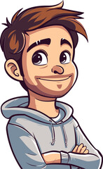 Extreme Sports Athlete Man Vector Concept