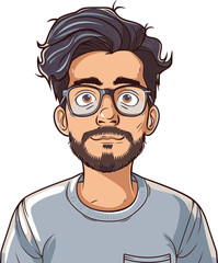 Extreme Sports Athlete Man Vector Concept