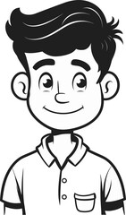 Obraz premium Street Style Fashionista Man Vector Art