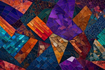 abstract colorful background, Sawarna Beach comes to life in a mesmerizing scene captured by Generative AI, showcasing its beauty with magnificent waves rolling onto the shore