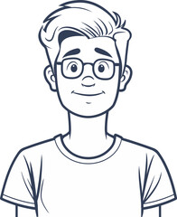 Vintage Fashion Enthusiast Man Vector Character