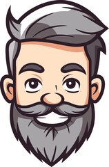 Hipster Culture Man Vector Artwork