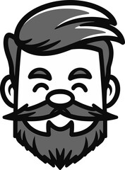 Retro Music Lover Man Vector Concept