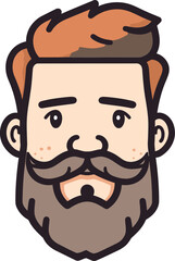 Vintage Fashion Enthusiast Man Vector Character