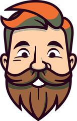 Mindfulness Coach Man Vector Illustration