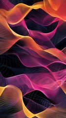 abstract image of creative colorful wave with curvy line with texture