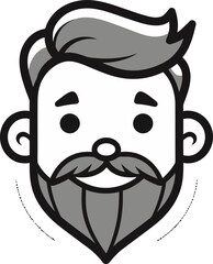 Adventure Photographer Man Vector Drawing